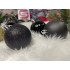 Set globuri de Craciun, 100 bucati, 3-6cm, negru auriu [14]