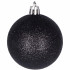 Set globuri de Craciun, 100 bucati, 3-6cm, negru auriu [10]