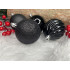 Set globuri de Craciun, 20 bucati, 5 modele, 6cm, negru [19]
