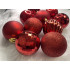 Set globuri de Craciun, 20 bucati, 5 modele, 6cm, rosu [13]