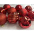 Set globuri de Craciun, 20 bucati, 5 modele, 6cm, rosu [15]