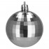 Set globuri de Craciun, 20 bucati, 5 modele, 6cm, argintiu [6]
