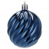 Set globuri de Craciun, 20 bucati, 5 modele, 6cm, albastru inchis [8]
