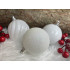 Set globuri de Craciun, 20 bucati, 5 modele, 6cm, alb [24]