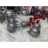 Set globuri de Craciun, 37 bucati, 3-8cm, argintiu [12]