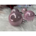 Set globuri de Craciun, 37 bucati, 3-8cm, roz [10]