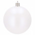 Set globuri de Craciun, 37 bucati, 3-8cm, alb perla [5]