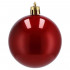 Set globuri de Craciun, 30 bucati, 3 modele, 4/5/6cm, rosu [5]