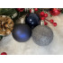 Set globuri de Craciun, 30 bucati, 3 modele, 4/5/6cm, albastru inchis [13]