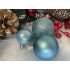 Set globuri de Craciun, 30 bucati, 3 modele, 4/5/6cm, albastru deschis [17]