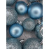 Set globuri de Craciun, 30 bucati, 3 modele, 4/5/6cm, albastru deschis [11]