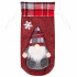 (DL) Decoratiune Craciun, husa model gnom pentru sticle, 29cm, rosu [3]