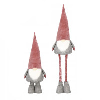 Figurina Craciun, Gnom, picioare telescopice, inaltime extensibila 80-120cm Figurina Craciun, Gnom, picioare telescopice, inaltime extensibila 80-120cm