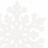 Decoratiune brad fulg de zapada, set 8 bucati, 8cm, alb [5]