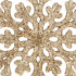 Decoratiune brad fulg de zapada, set 8 bucati, 8cm, auriu [4]