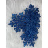 Decoratiune brad fulg de zapada, set 12 bucati, 10cm, albastru [15]
