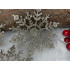 Decoratiune brad fulg de zapada, set 3 bucati, 12cm, auriu [15]