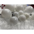 Set globuri si decoratiuni de Craciun, 100 piese, diverse dimensiuni cu stea, alb [25]