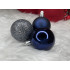 Set globuri de Craciun, 20 bucati, 3 modele, 4cm, albastru marin [19]