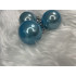 Set globuri de Craciun, 37 bucati, 3-8cm, albastru perla [14]
