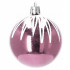 Set globuri si decoratiuni de Craciun, 155 piese, diverse dimensiuni, roz [2]