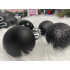 Set globuri si decoratiuni de Craciun, 77 piese, diverse dimensiuni, negru [24]