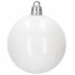 Set globuri si decoratiuni de Craciun, 72 piese, diverse dimensiuni, alb [4]