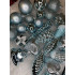Set globuri si decoratiuni de Craciun, 72 piese, diverse dimensiuni, albastru [17]