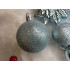 Set globuri si decoratiuni de Craciun, 72 piese, diverse dimensiuni, albastru [35]