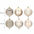 Set globuri de Craciun, 30 bucati, 6 modele, 8cm, auriu [2]