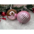 Set globuri de Craciun, 30 bucati, 6 modele, 8cm, roz [22]