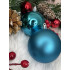 Set globuri de Craciun, 30 bucati, 6 modele, 8cm, albastru [26]