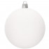 Set globuri de Craciun, 30 bucati, 8cm, 6 modele, alb [5]