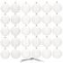 Set globuri de Craciun, 30 bucati, 8cm, 6 modele, alb [9]