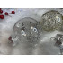 Set globuri de Craciun Inedit, 30 bucati, 7cm, transparente si argintiu [26]