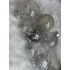 Set globuri de Craciun Inedit, 30 bucati, 7cm, transparente si argintiu [27]