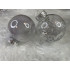 Set globuri de Craciun Inedit, 30 bucati, 7cm, transparente si argintiu [31]