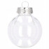 Set globuri de Craciun Inedit, 30 bucati, 6cm, transparente si albastru [2]