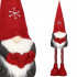 Figurina Craciun, Gnom, picioare telescopice, inaltime extensibila 50-70cm [12]