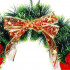 Coronita pentru Craciun, 35 cm, din brad artificial, cu decoratiuni, verde [9]