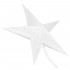 Stea decorativa 3D din hartie ajurata, 60cm, alba [2]