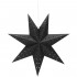 Stea decorativa 3D din hartie ajurata, 50cm, neagra [2]