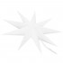 Stea decorativa 3D din hartie, cu 9 colturi, 60cm, alba [3]