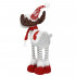 Figurina Craciun, Ren, picioare telescopice, iluminare LED, inaltime reglabila 64-85cm [18]