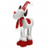 Figurina Craciun, Ren, picioare telescopice, iluminare LED, 61cm [13]