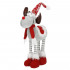 Figurina Craciun, Ren, picioare telescopice, iluminare LED, 61cm [14]