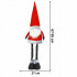 Figurina Craciun, Spiridus, picioare telescopice, inaltime extensibila 67-95cm [3]