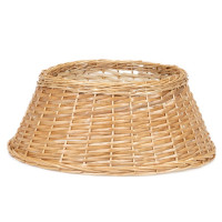 Protectie suport brad Craciun din impletitura, 58x24 cm, maro deschis