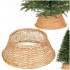 Protectie suport brad Craciun din impletitura, 58x24 cm, maro deschis [4]