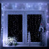 Ghirlanda luminoasa tip perdea 400 LED-uri, 3m, pentru interior/exterior, iluminare alba [5]